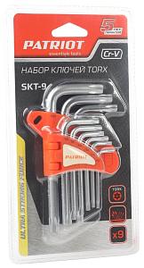 Набор ключей PATRIOT SKТ-9EL, TORX, экстра длинные,  T10-T50, CRV, 9 шт