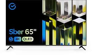Телевизор SBER SDX 65UQ5232T QLED 4K SmartTV СалютТВ