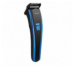 Машинка для стрижки волос HTC AT-210 (3Вт.аккум/сеть.0,5мм-12мм.син/черн)